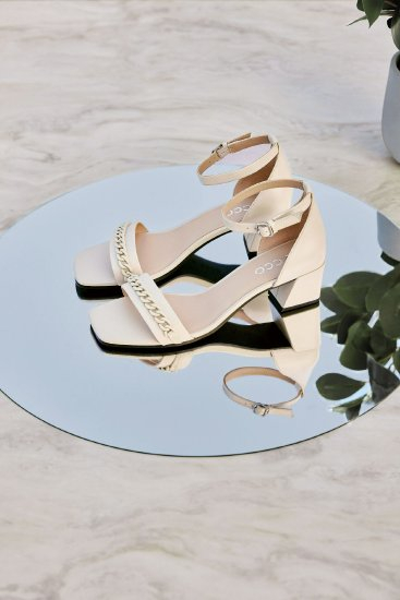 ECCO ELEVATE SQUARED SANDAL 50 塑雅方头凉鞋50系列