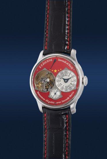 F.P。 Journe 　　“Tourbillon Souverain， China 2010”腕表，约2010年制 　　估价：6，000，000 - 10，000，000港元