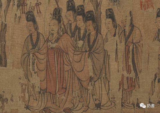 东晋 顾恺之《洛神赋图》卷（细节）