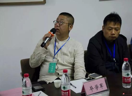 参展画家毕学军先生发言
