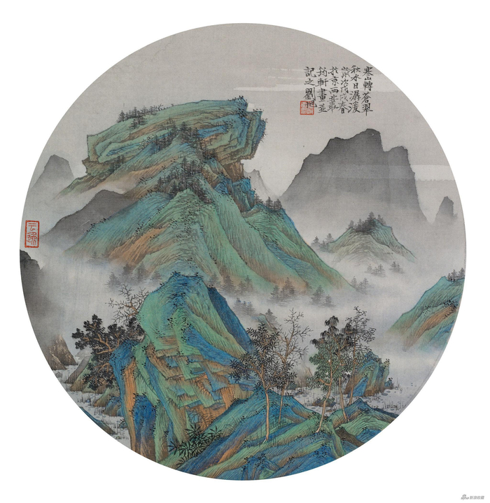 1刘旭 圆扇系列六 直径25cm 2017年