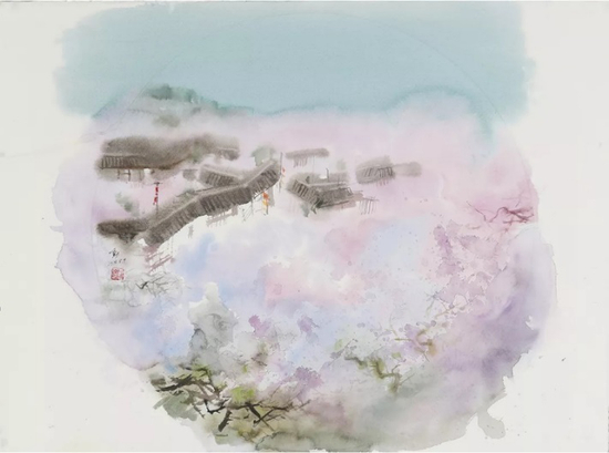 陈立勋（b.1959） 香缕远 　　直径54cm