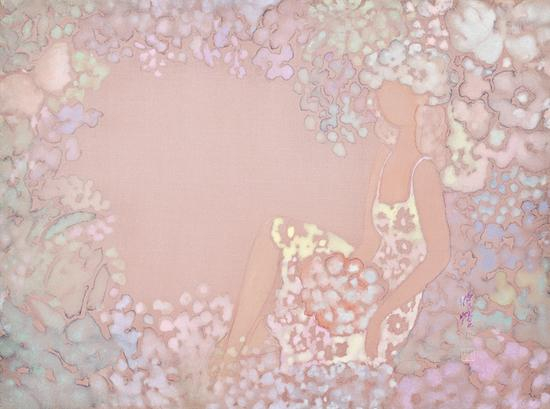 小夜曲（之二） 杨缨 绢本设色 30X40cm 2012