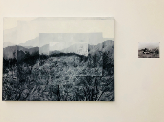 何塞·佛罗《在一张匿名绘画中失去表现公尺》 布面油画 160 x 120cm 2018