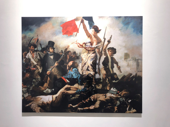 自由引导人民 2013，照片，150x120cm