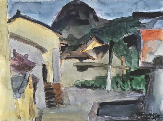 周 刚（b.1961） 乡村景色 　　50×35cm