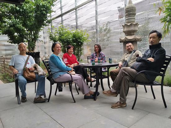 艺术家孙宗慰、宗其香儿子及家人