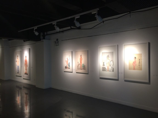参展艺术家靳卫红作品