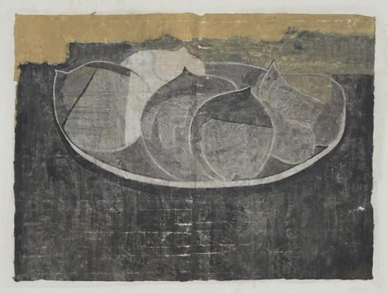 李涛 黑白日记2 纸本水墨 60×45cm&nbsp; 2018