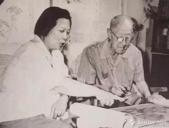 张伯驹、潘素