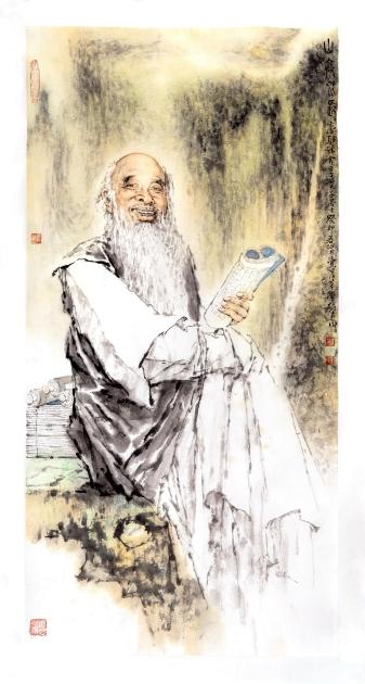 赵建成 《张大千》140×69cm