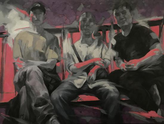 丁宇 37.2° 布面油画 60×80cm&nbsp; 2017