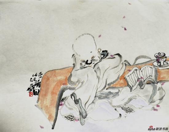 李亚光《梦里江南》46X34cm 中国画 纸本设色 2018