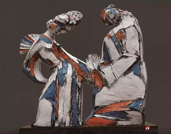 《中国戏曲系列》NO.1 80×62cm 玻璃钢 