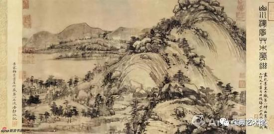 元朝 黄公望《富春山居图》局部欣赏