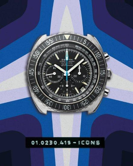 　　ZENITH真力时推出“真力时典藏腕表”（ZENITH ICONS）项目旨在收购、修复并认证真力时稀有古董腕表