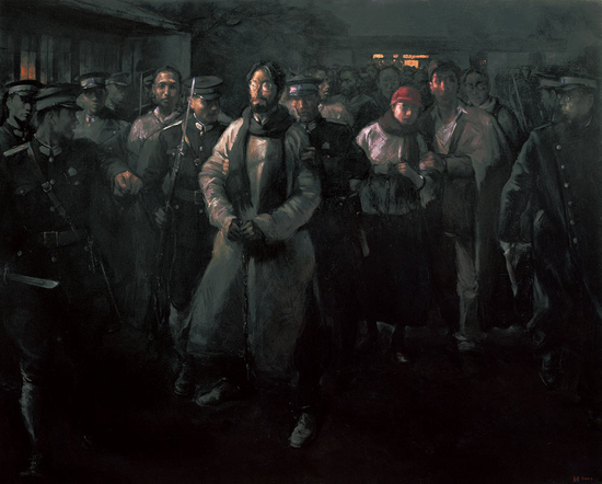 《真理之路——献给在上海龙华死难的人们》250cm×200cm 2011年