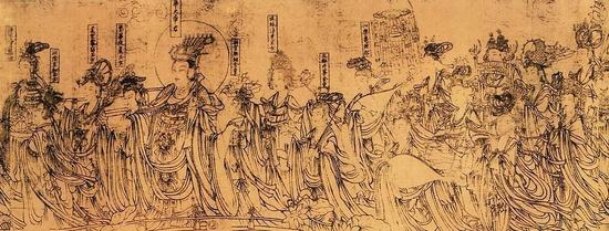 &nbsp; &nbsp;吴道子的《八十七神仙图》，不知道这幅画是不是喝完以后画的。大家就是大家，总有些奇妙的事情，也可以说是天才，反正凡人是无法从中体会的，不能学，也学不得，总不能让我们央美的学生都去喝酒吧。
