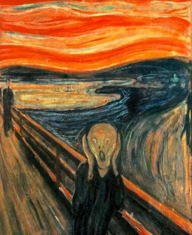 原作《呐喊》（毕加索）