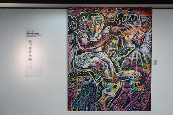罗中立《举灯的人》250×200cm 布面油画 2007年