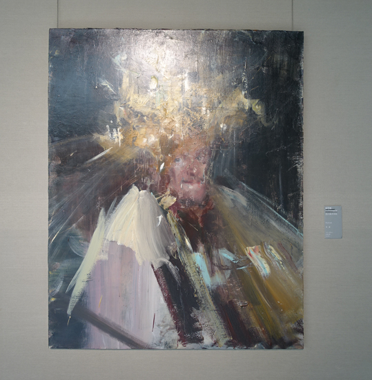 韦嘉《Portrait》125×100cm 布面丙烯 2014年