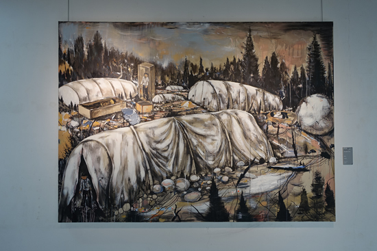 李继开《温室》200×148cm 布面丙烯 2015年