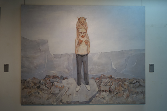 王晶《辈辈候》160×200cm 布面丙烯 2012年