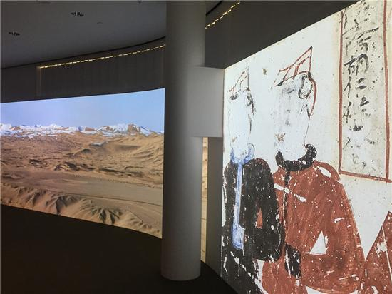 莫高窟概览大型全景投影展示