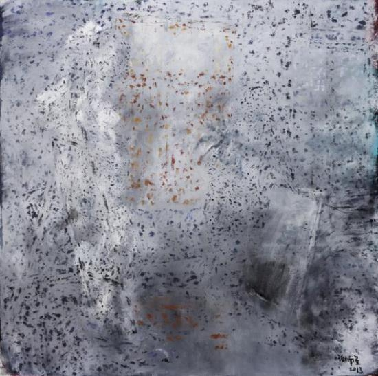 周艟藏品 谢南星《三角关系之三》 2013