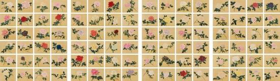 蒋廷锡 《百种牡丹谱》1.73亿元 创蒋廷锡拍卖最高价纪录 北京匡时