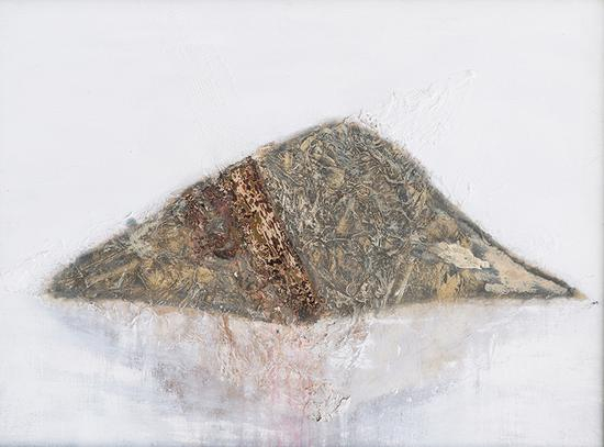 沈俊杰《路漫漫》 综合材料 60X80cm 2015