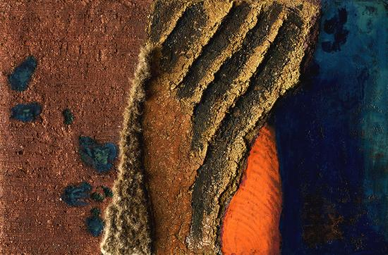 沈俊杰《泽》大漆综合材料 80X122cm 2016