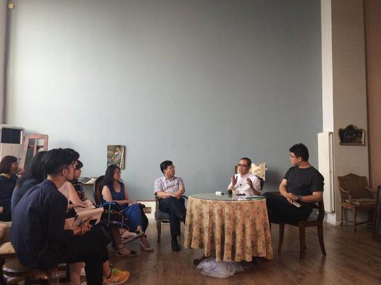 10位幸运的小伙伴如约而至陈丹青工作室