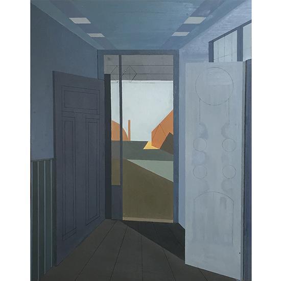 孙洋 门系列之一  布面油画 110cm×140cm 2016年