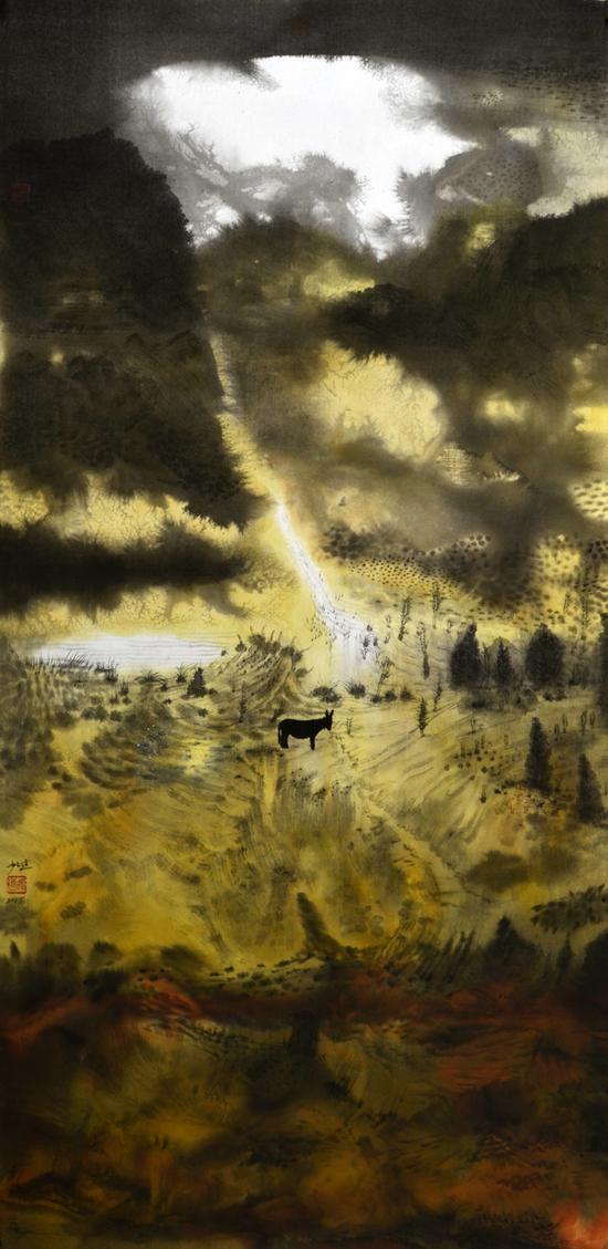 姚远，《自然理想》系列，145x68cm，2015
