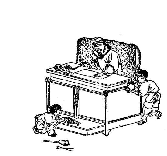《閑情偶寄》中「暖椅式」配圖
