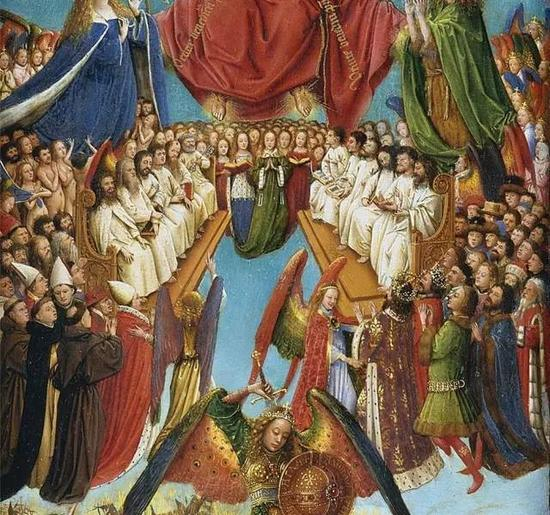  扬·凡·艾克 Jan Van Eyck - 耶稣受难与最后的审判 Crucifixion and Last Judgement diptych