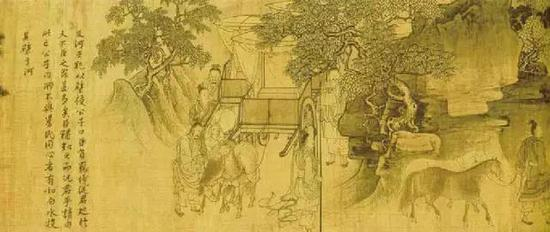 [南宋]李唐  晋文公复国图（局部）  美国大都会艺术博物馆藏