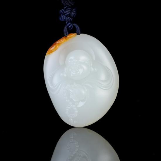  01861 侯晓锋 和田玉籽料佛