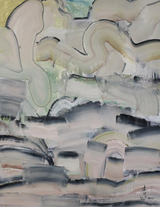 李迪 《秋分》150×115cm 布面丙烯 2011