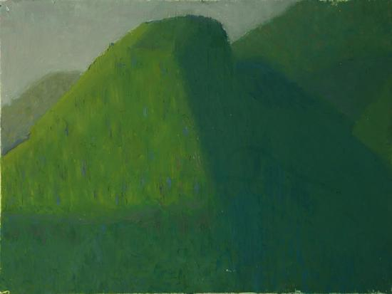 郭海强《秦岭沣峪口-2016.4.5-1》30×40cm 木板油画棒