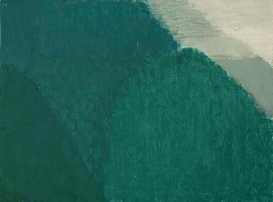 郭海强《秦岭沣峪口-2016.6.3-2》30×40cm 木板油画棒