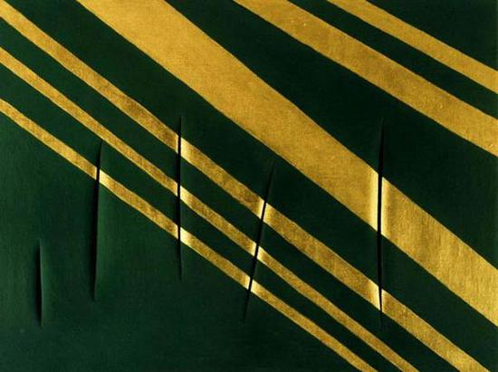 Concetto spaziale， Attese ， 1959