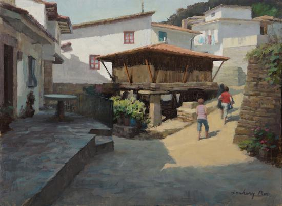 达松纳斯 73x54cm 饶金中