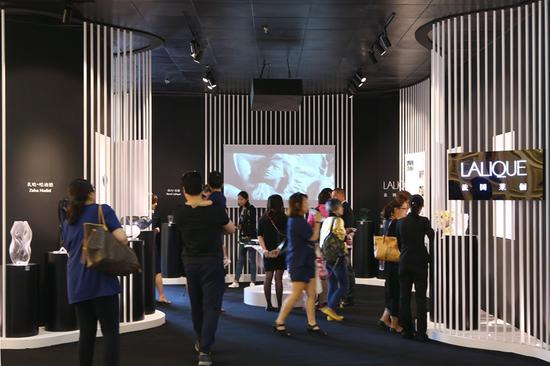 莱俪艺术展位媒体活动现场 