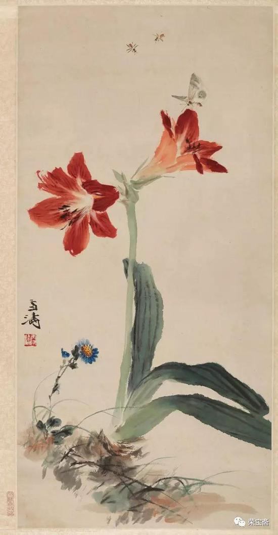 柱顶红 79cm×38.5cm