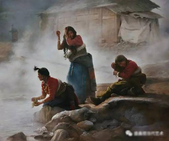 艺术家谭建武油画作品《希望》