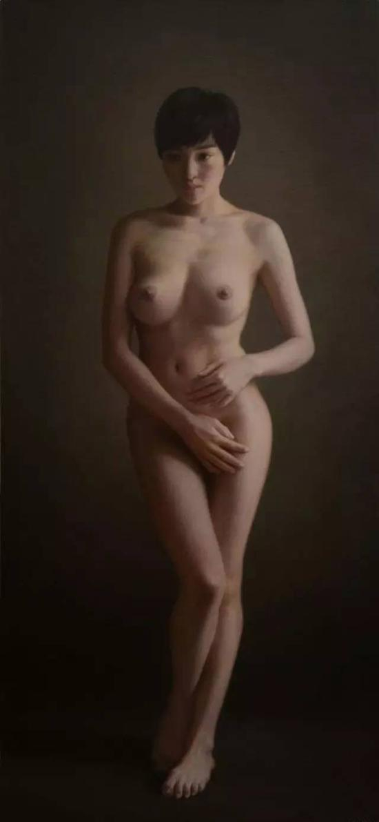 艺术家张勖油画作品《现代美学》