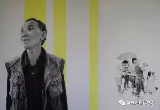 艺术家王音音素描《我的叔叔》