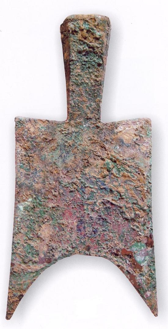 最早的铸币空首布